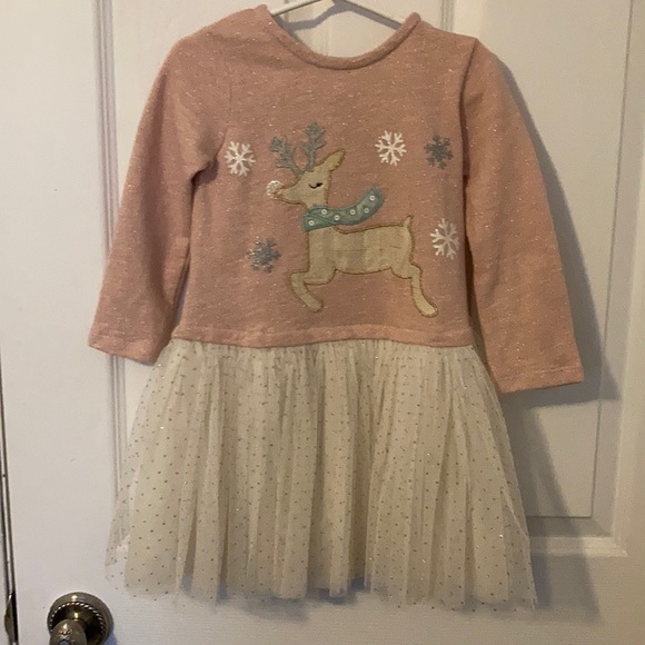 Mud Pie Girls Christmas Dress 4T - Picture 2 of 7